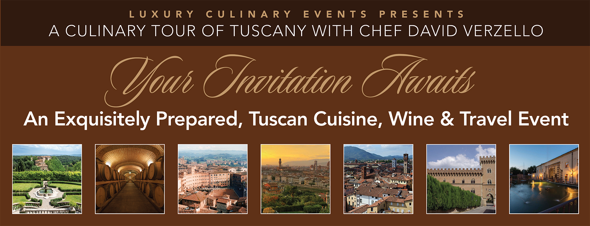 A Culinary Tour of Tuscany April 27 – May 3, 2020